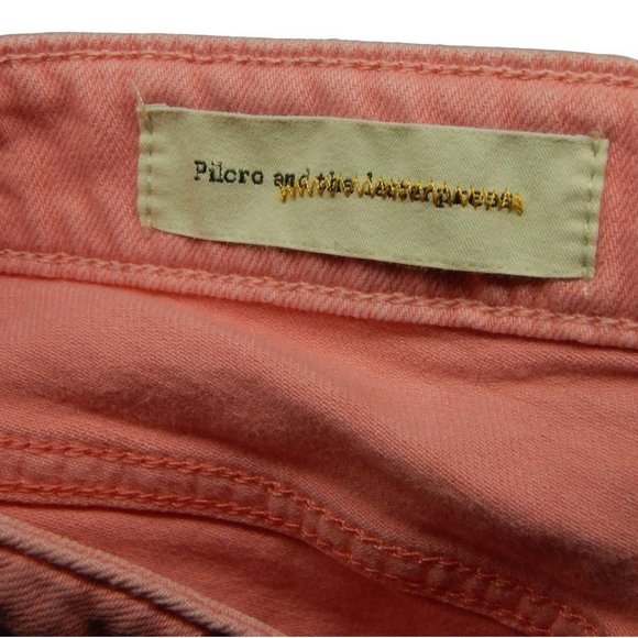 Pilcro and Letterpress No. 27 Mid Rise Shorts Pink Women's Pink Size 27 - Picture 6 of 13